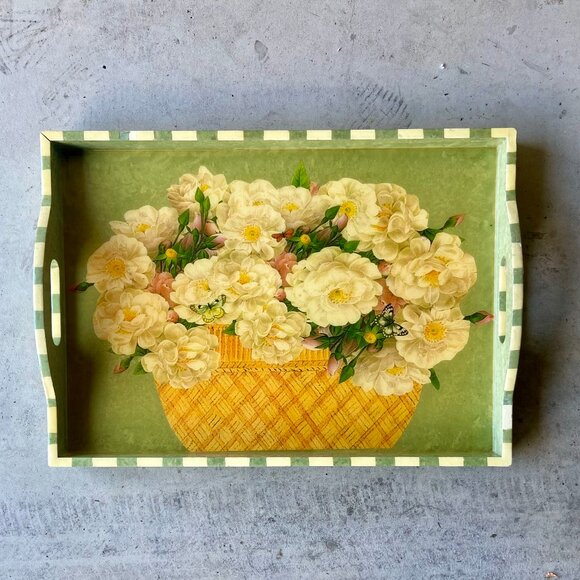 Annie Modica Roses Serving Tray - Picture 2 of 10